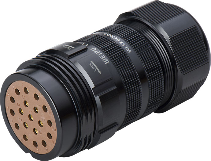 Розетка на кабель WL52K19TIIY Weipu