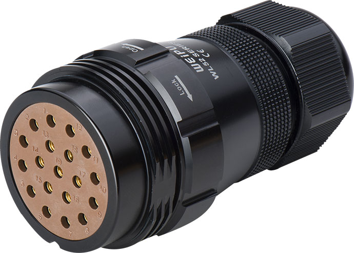 Розетка на кабель WL52J19TIY Weipu