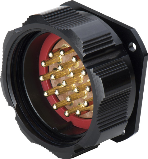 Вилка на блок квадратный фланец WL52J19ZY Weipu