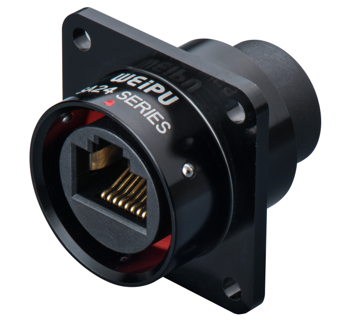 Розетка на блок RJ45 SA2413/SRJ45G Weipu