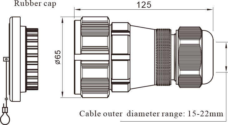 Вилка на кабель WL52J19TIY Weipu