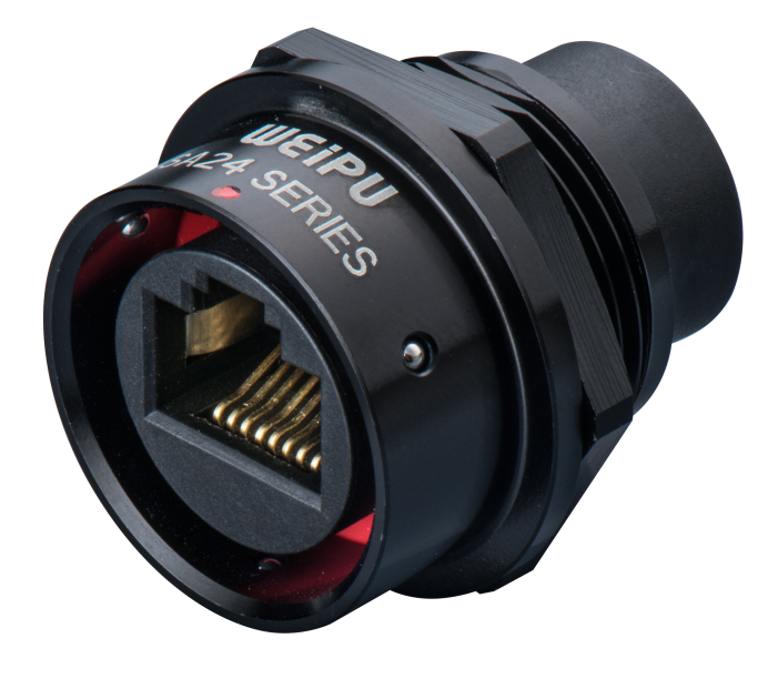 Розетка на блок RJ45 SA2412/SRJ45B Weipu