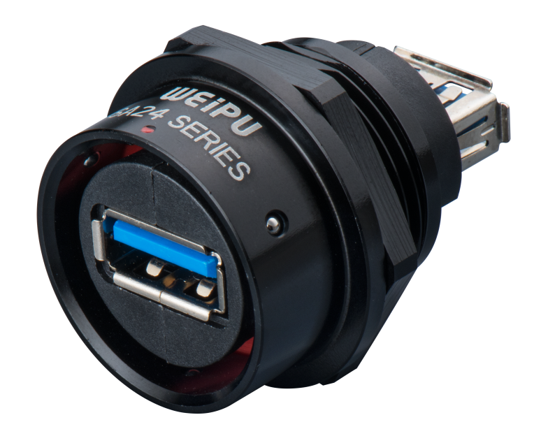 Розетка на блок USB SA2412/PUSB3.0L Weipu