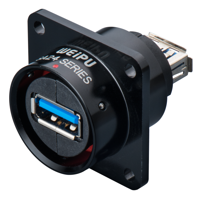 Розетка на блок USB SA2413/PUSB3.0R Weipu